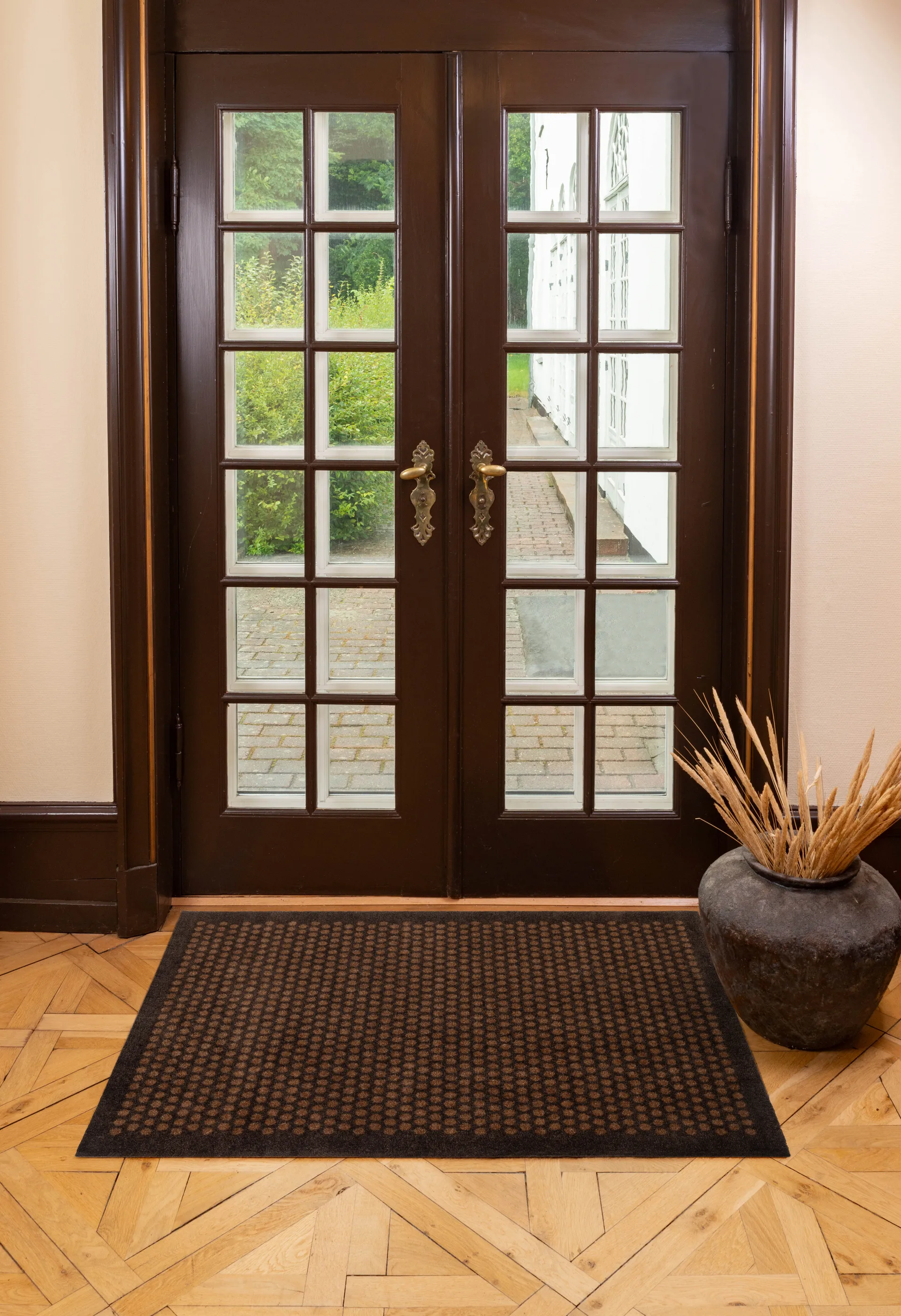 Dots entréteppe, Cognac-brown, 90x130 cm tica copenhagen