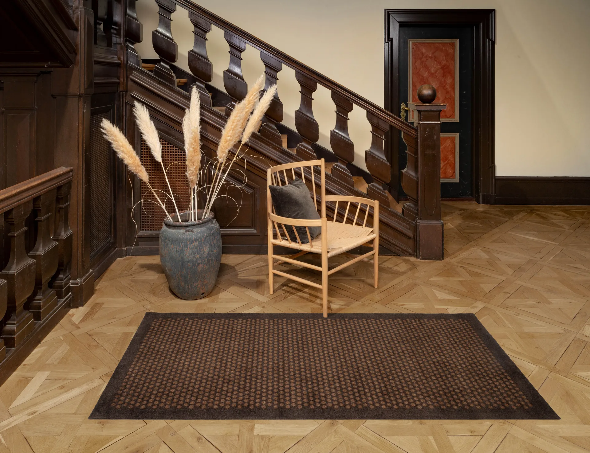 Dots entréteppe, Cognac-brown, 90x200 cm tica copenhagen