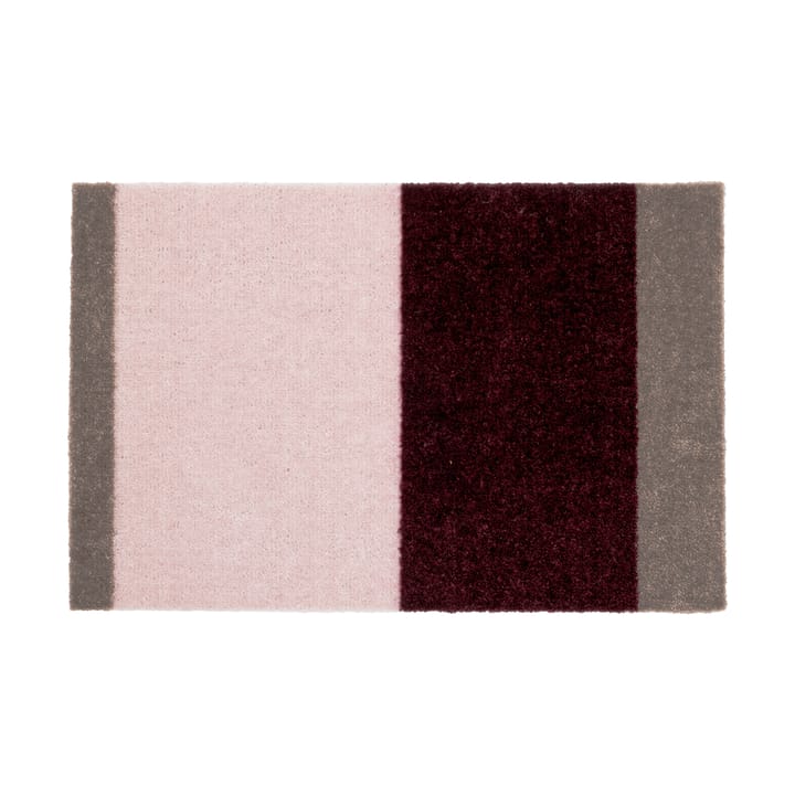 Stripes dørmatte horisontal - Bordeaux-rose-sand, 40x60 cm - Tica copenhagen