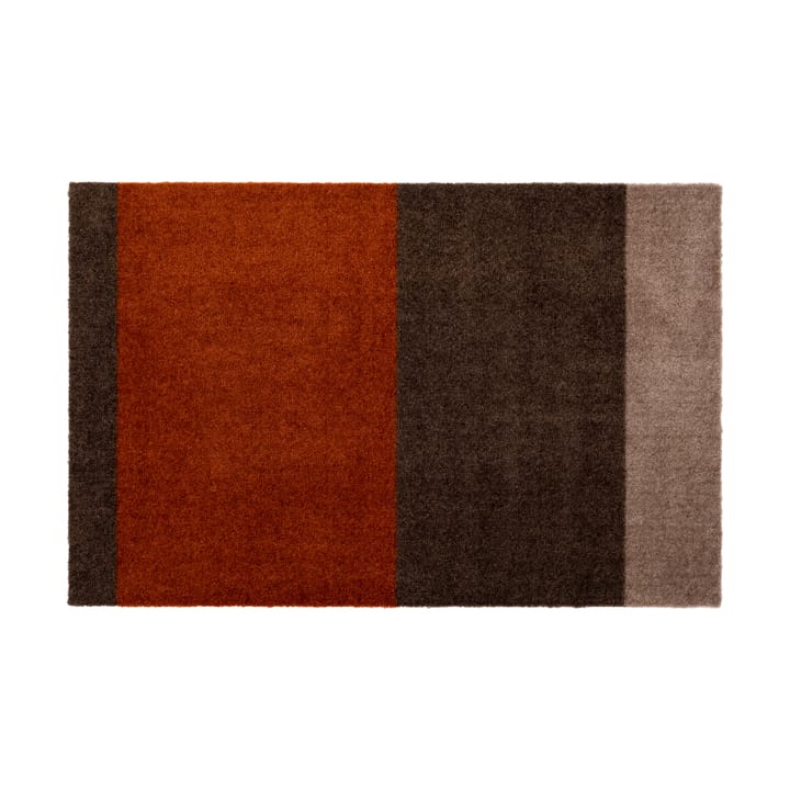 Stripes dørmatte horisontal - Brown-terrakotta, 60 x 90 cm - Tica copenhagen