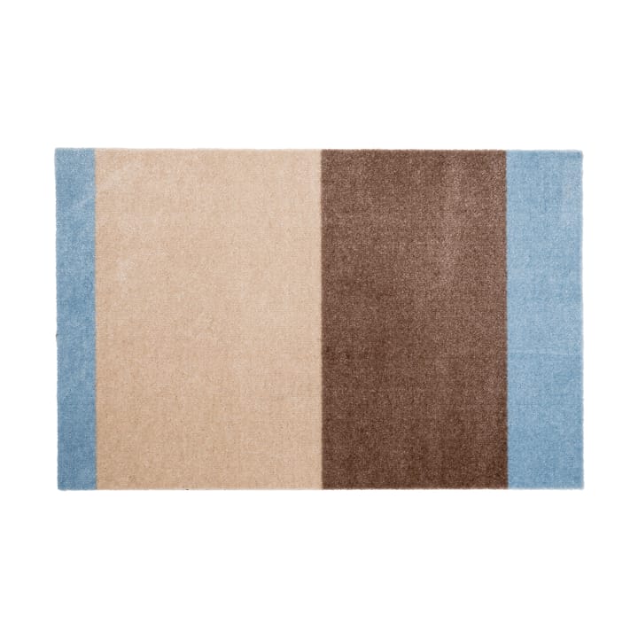 Stripes dørmatte horisontal - Ivory-sand-blue, 60x90 cm - Tica copenhagen