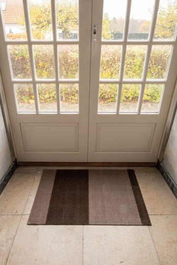 Stripes dørmatte horisontal - Sand-brown, 60 x 90 cm - tica copenhagen