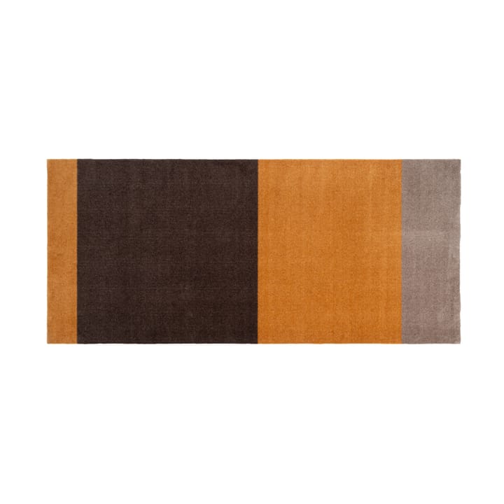 Stripes entréteppe horisontal - Dijon-brown-sand, 90 x 200 cm - Tica copenhagen
