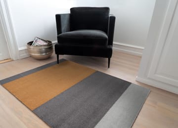 Stripes entréteppe horisontal - Grey-grey-dijon, 90 x 130 cm - tica copenhagen