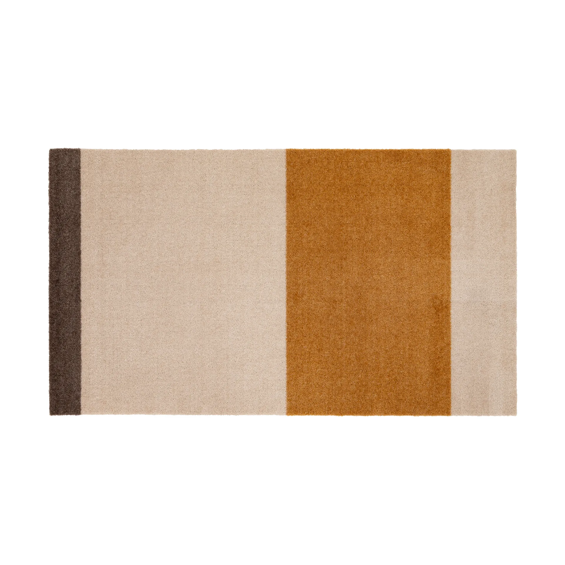 Stripes entréteppe horisontal, Ivory-dijon-brown, 67 x 120 cm tica copenhagen