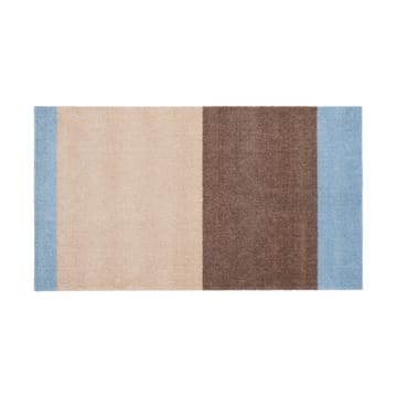 Stripes entréteppe horisontal - Ivory-sand-blue, 67x120 cm - tica copenhagen
