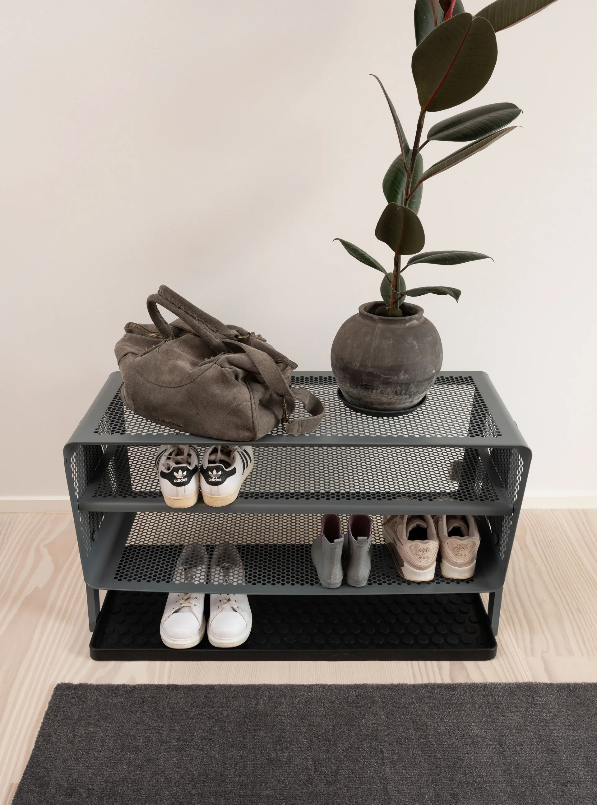 Tica Rack Floor big hylle, Steelgrey tica copenhagen