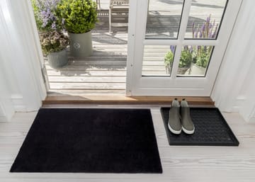 Unicolor dørmatte - Black, 60 x 90 cm - tica copenhagen