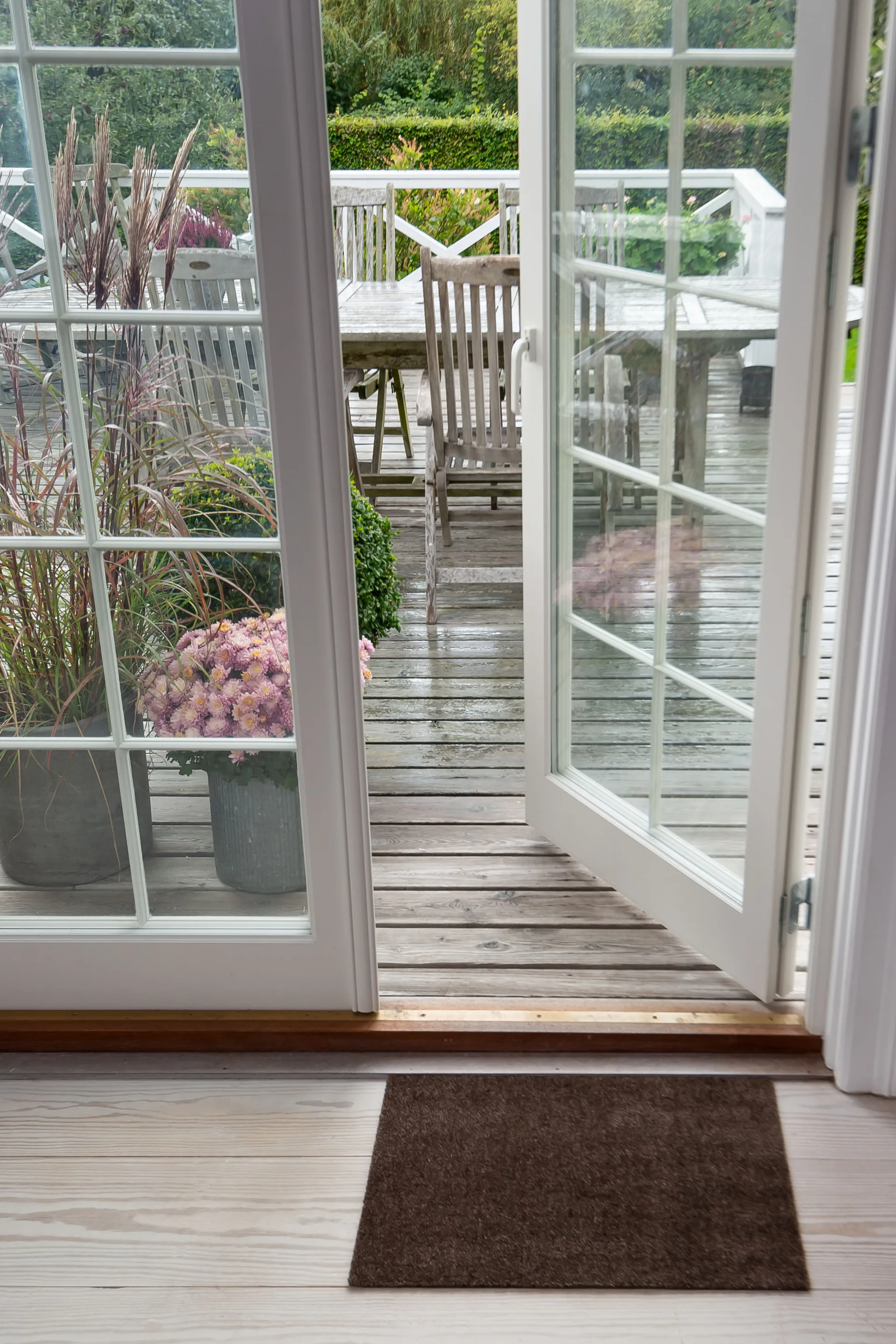 Unicolor dørmatte, Brown, 40 x 60 cm tica copenhagen