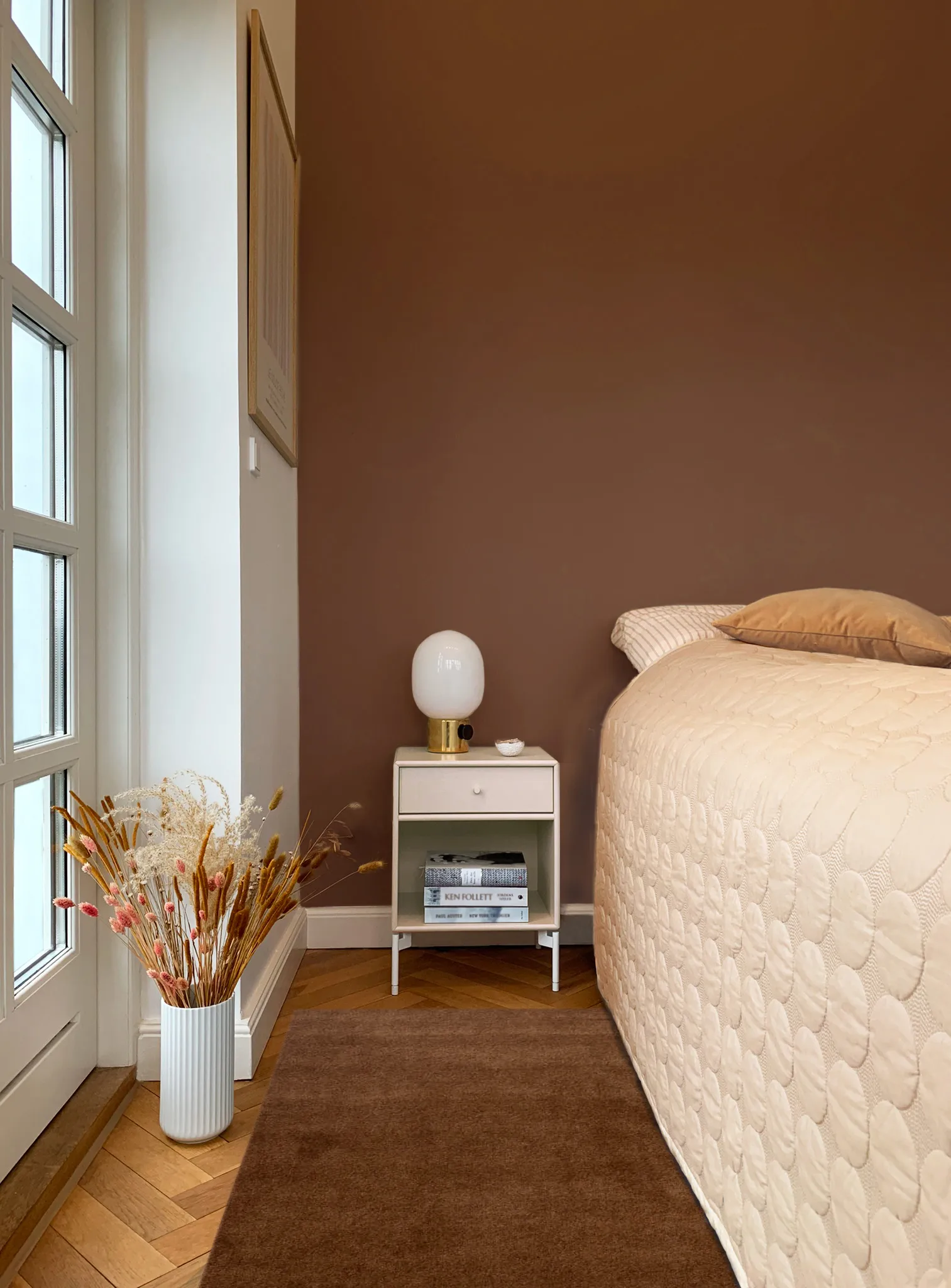 Unicolor dørmatte, Cognac, 60x90 cm tica copenhagen