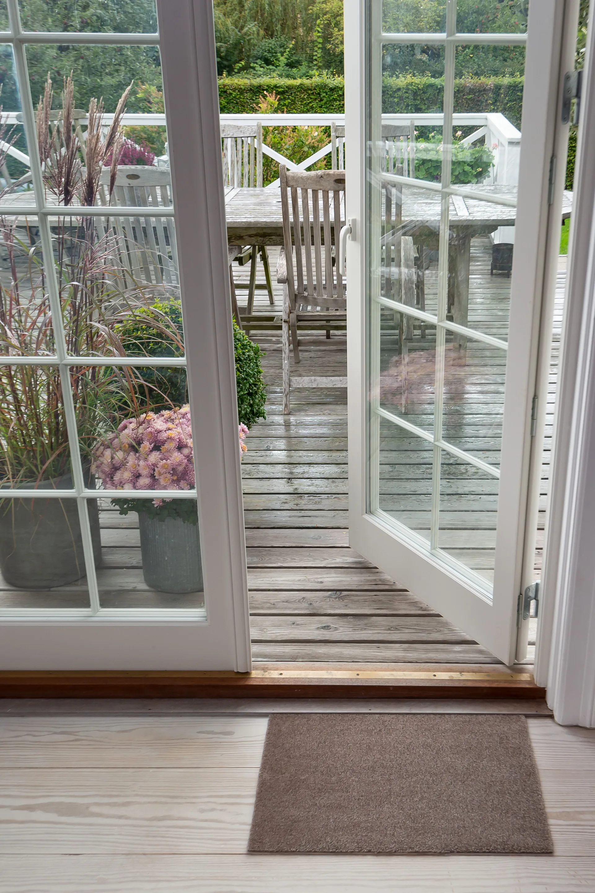 Unicolor dørmatte, Sand, 40 x 60 cm tica copenhagen