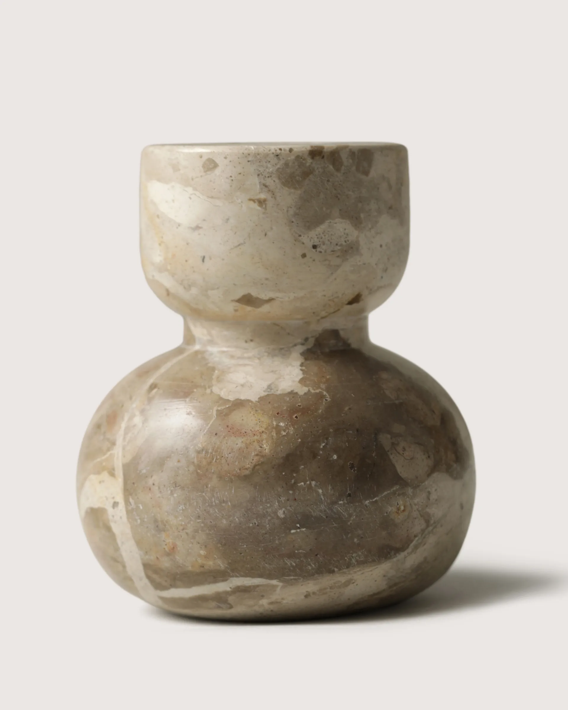 Asker lysestake 10 cm, Beige Tinted