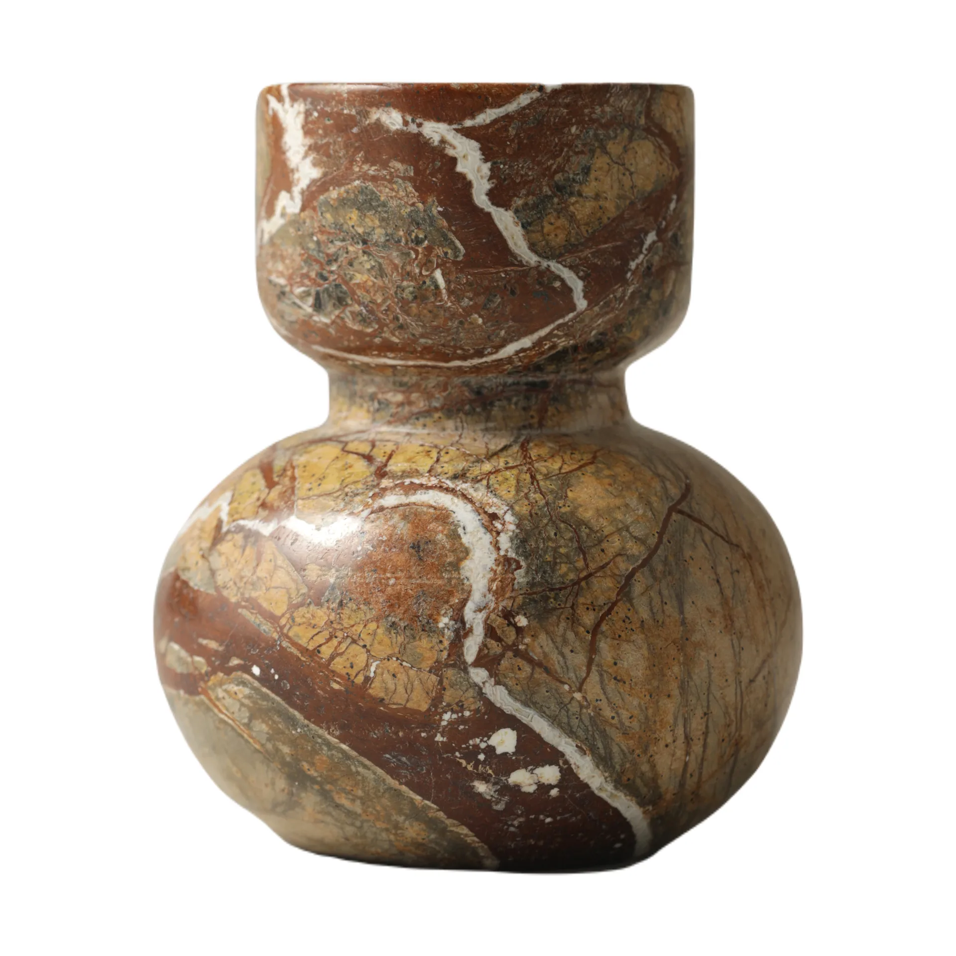 Asker lysestake 10 cm, Red Tinted