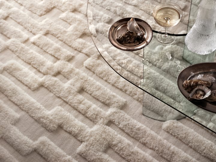 Bielke ullteppe 190x290 cm, Offwhite Tinted