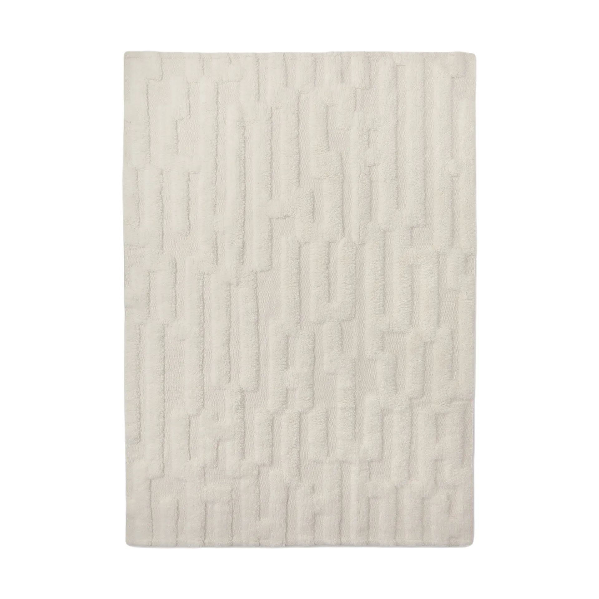 Bielke ullteppe 200x300 cm, Offwhite Tinted