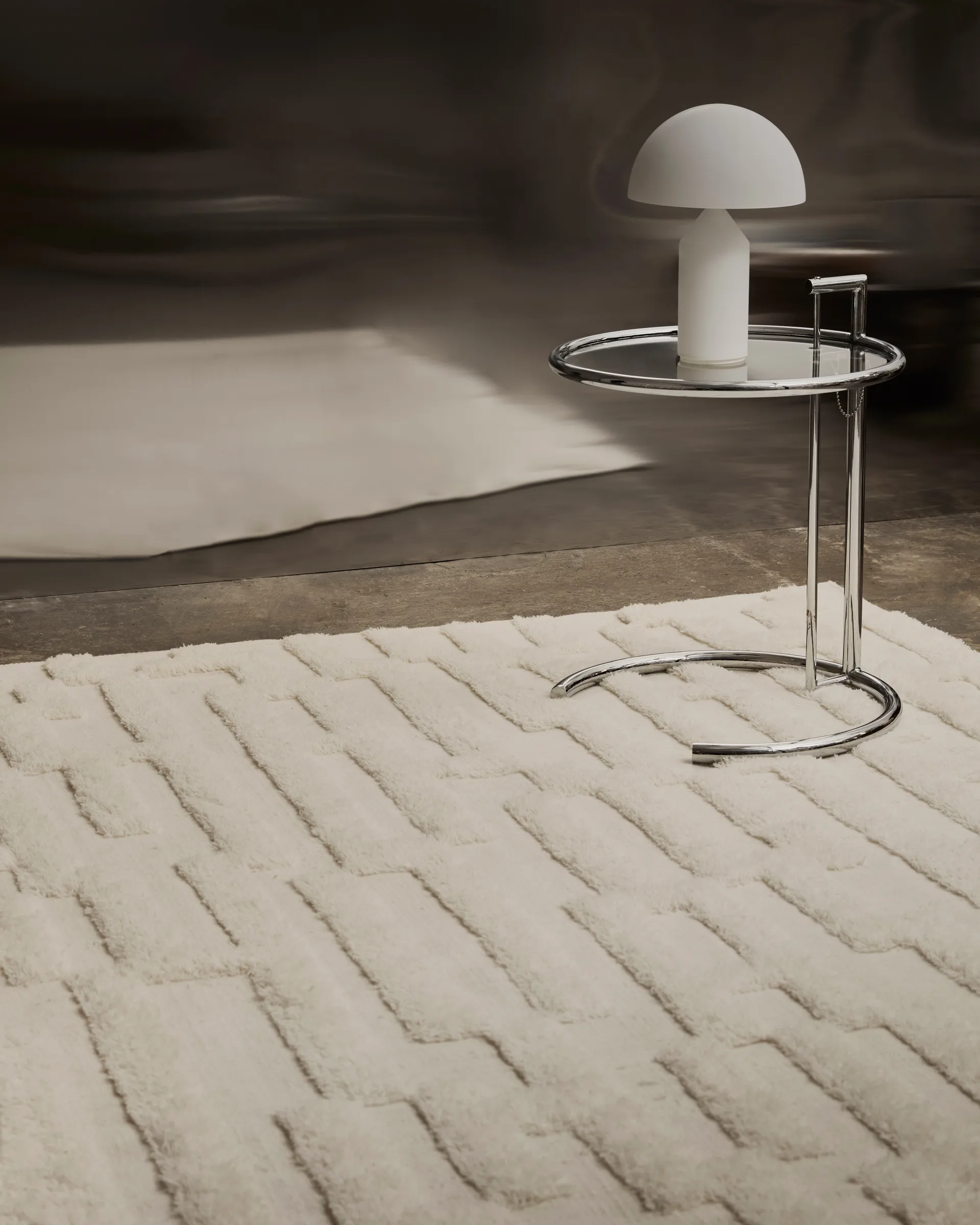 Bielke ullteppe 200x300 cm, Offwhite Tinted