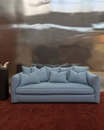Cornell sofa - Cotton blue - Tinted