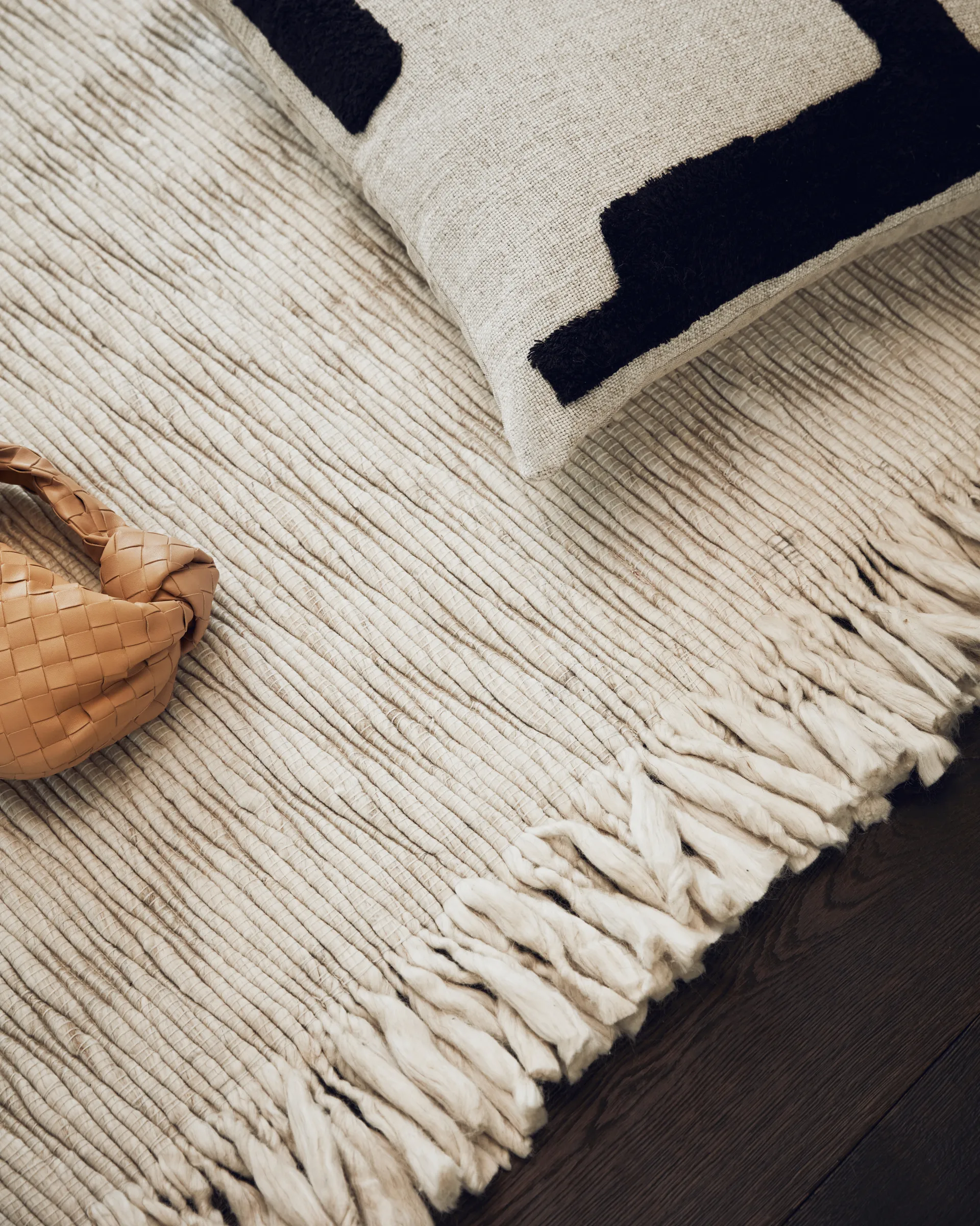 Fagerlund ullteppe 200x300 cm, Beige-offwhite Tinted