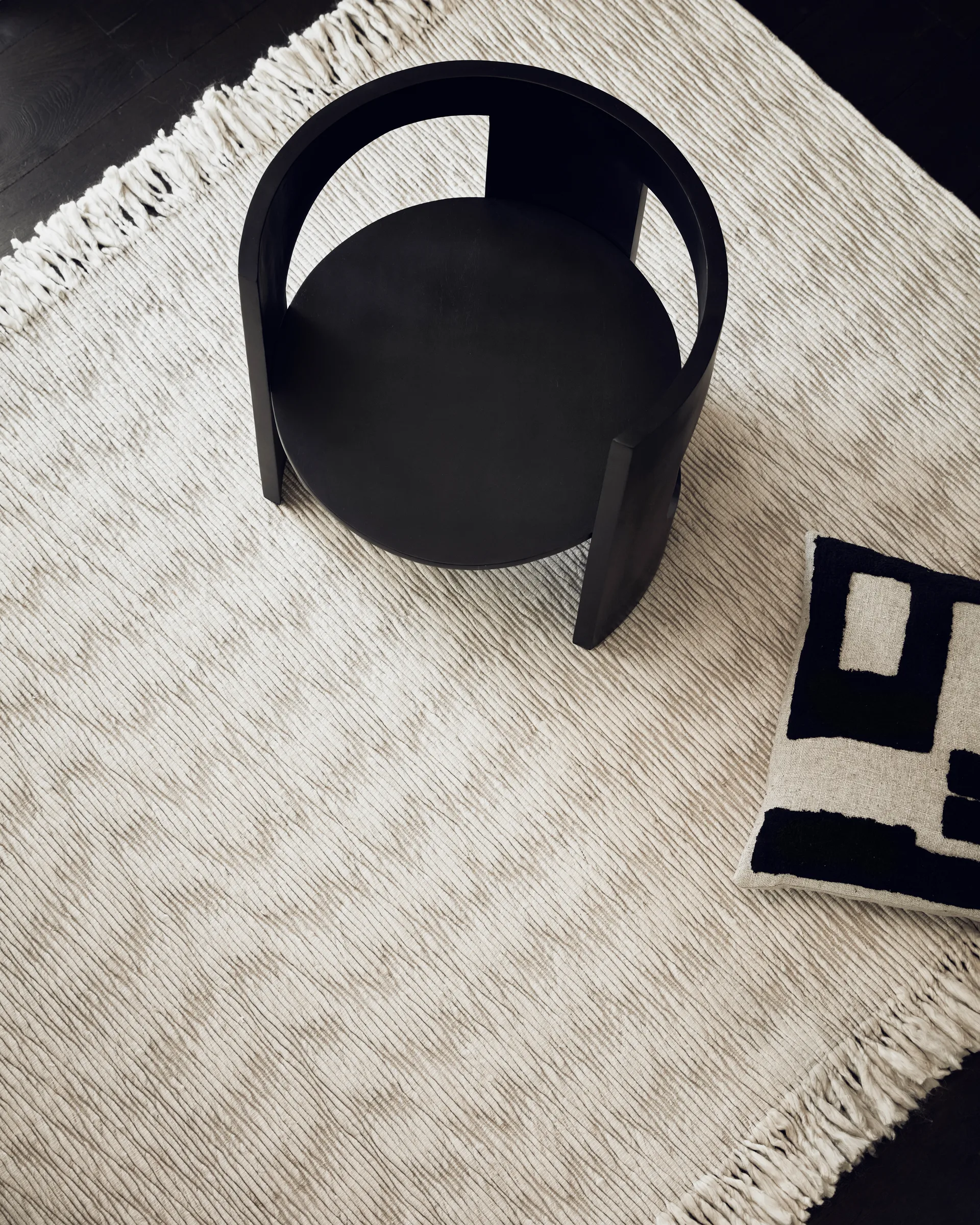 Fagerlund ullteppe 200x300 cm, Beige-offwhite Tinted