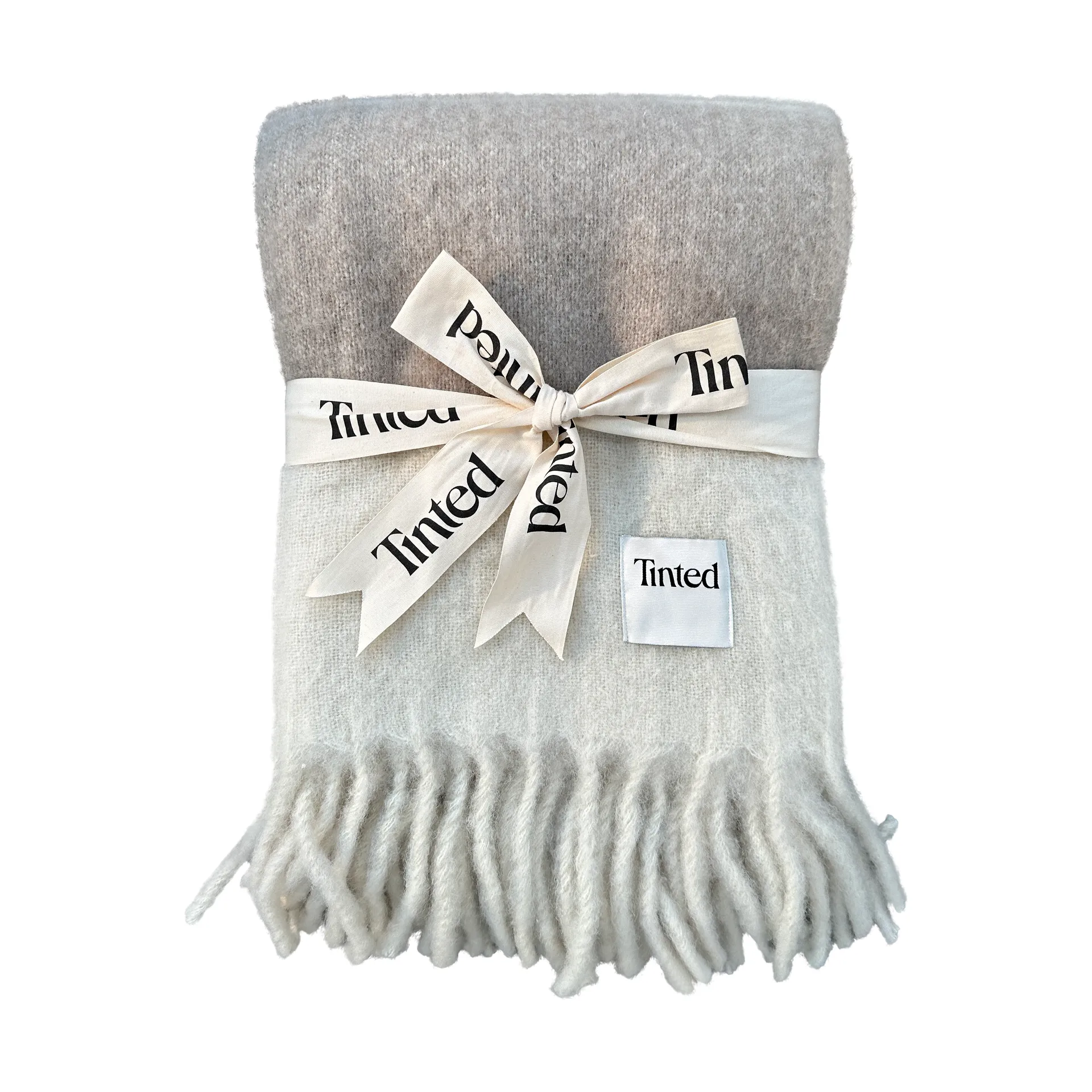 Hemple ullpledd 130x170 cm, Beige-offwhite Tinted