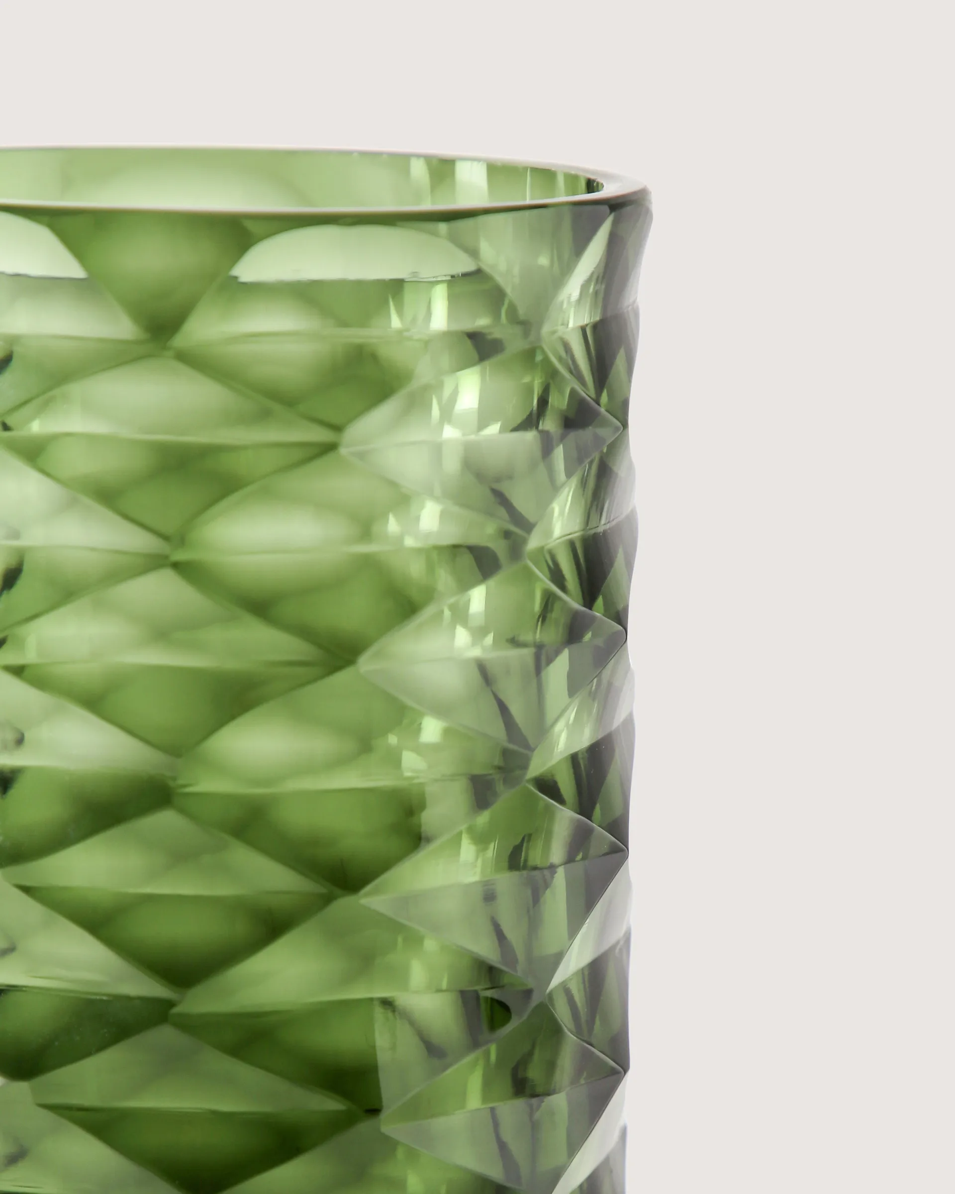 Hoijer vase Ø10x29 cm, Green Tinted