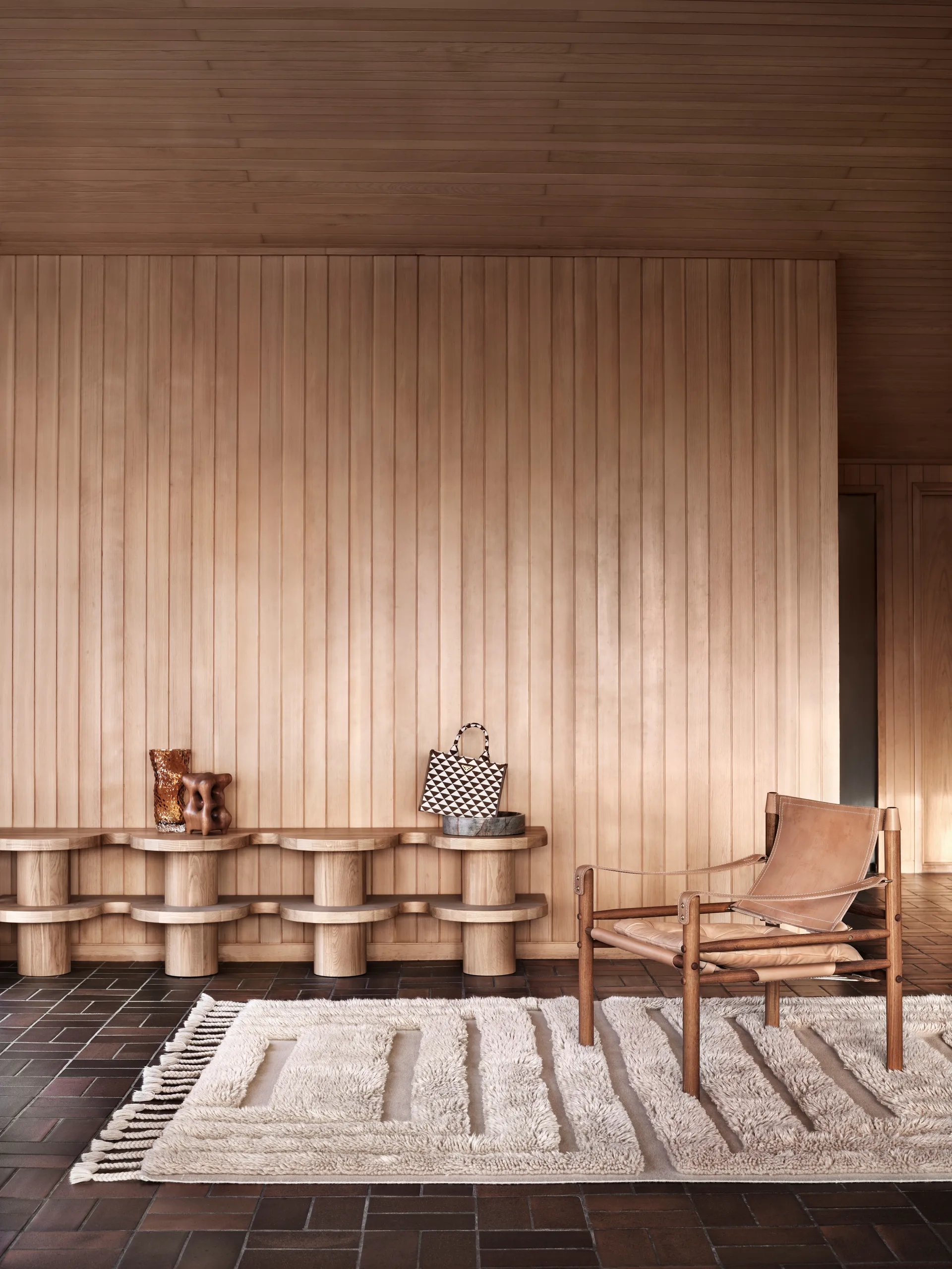 Kask ullteppe 200x300 cm, Beige Tinted