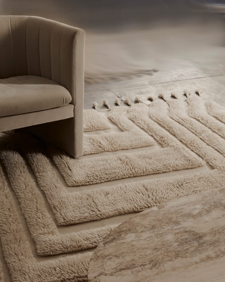 Kask ullteppe 250x350 cm, Beige Tinted