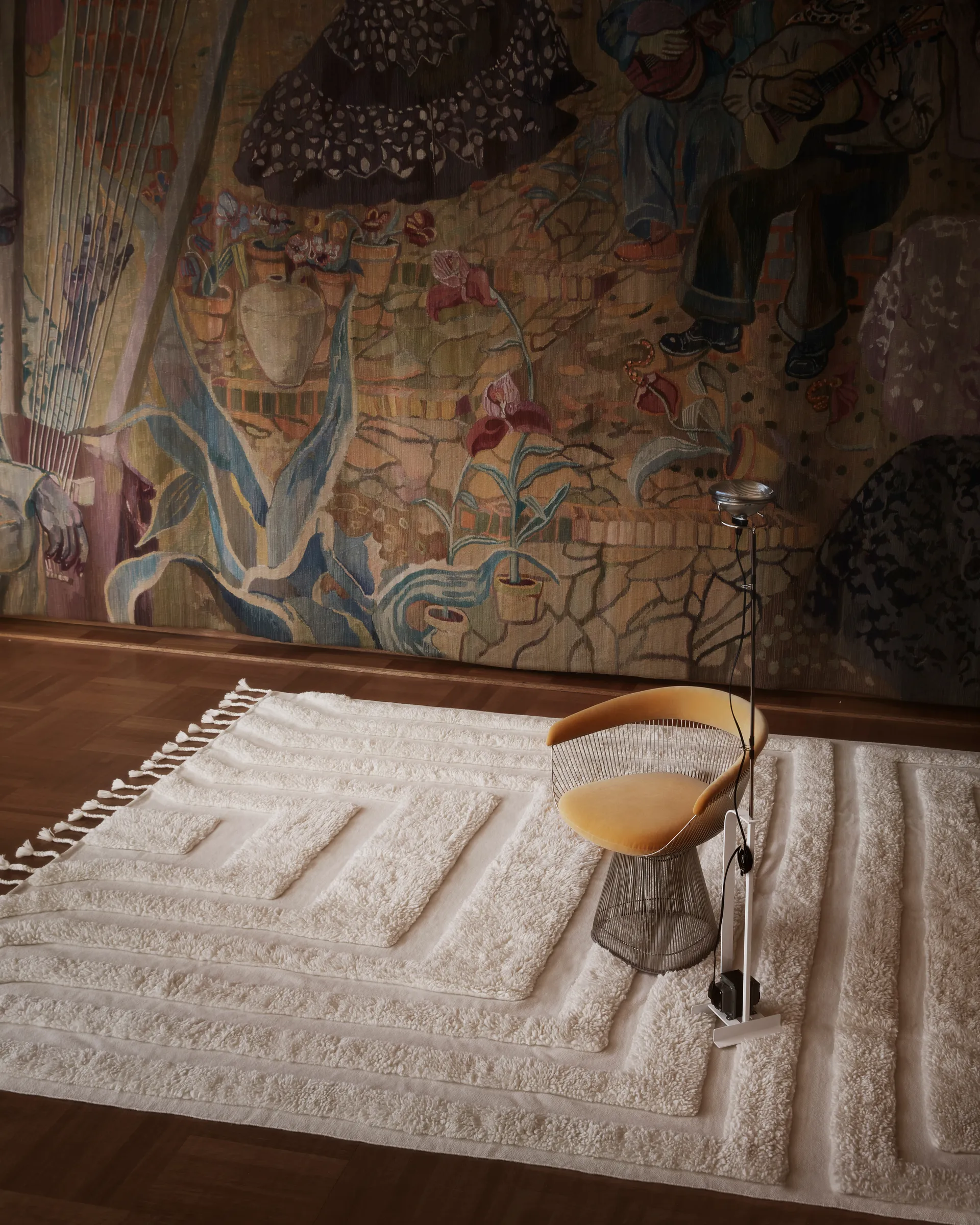 Kask ullteppe 300x400 cm, Offwhite Tinted