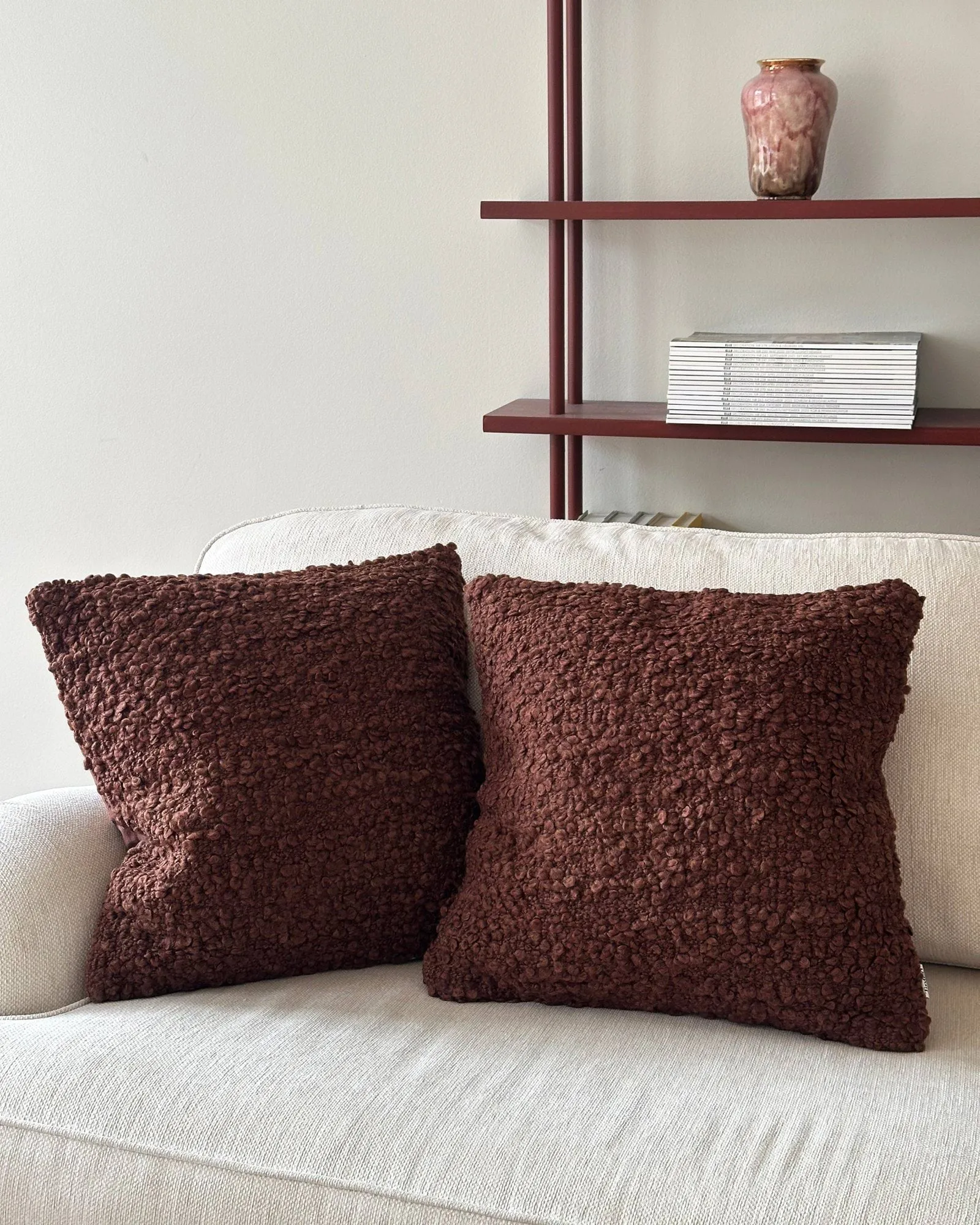 Levantin pyntepute, Brown, 45x45 cm Tinted