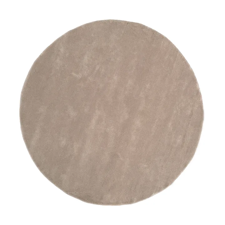 Liljehok ullteppe - Beige, Ø200 cm - Tinted