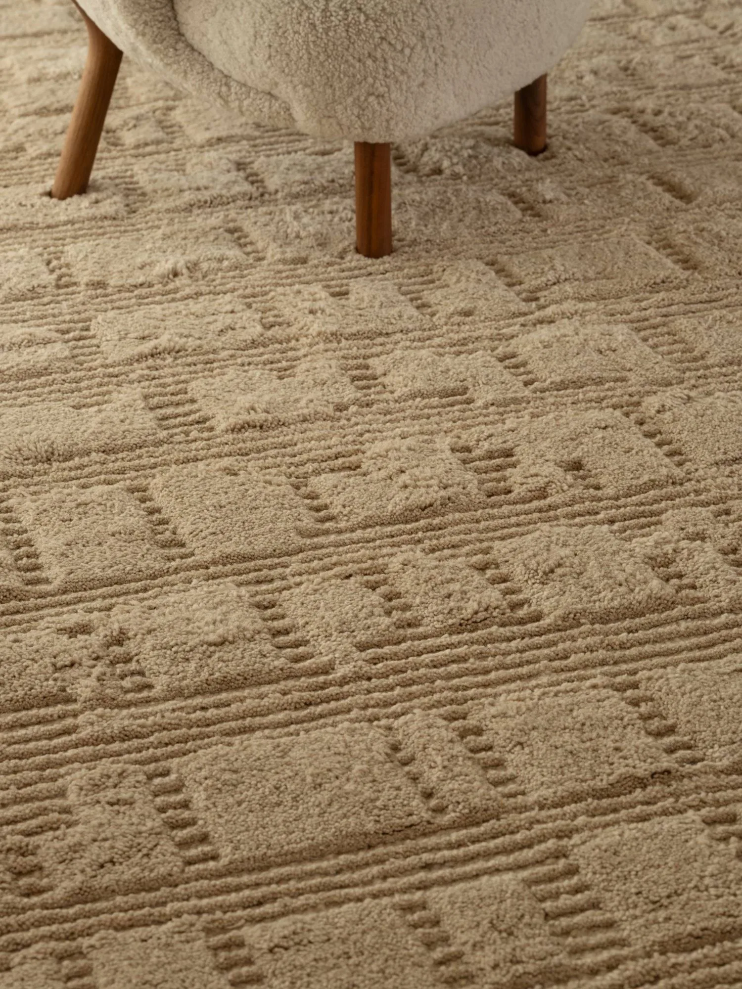 Lydahl ullteppe, Beige, 250×350 cm Tinted Lydahl ullteppe, Beige, 250×350 cm Tinted