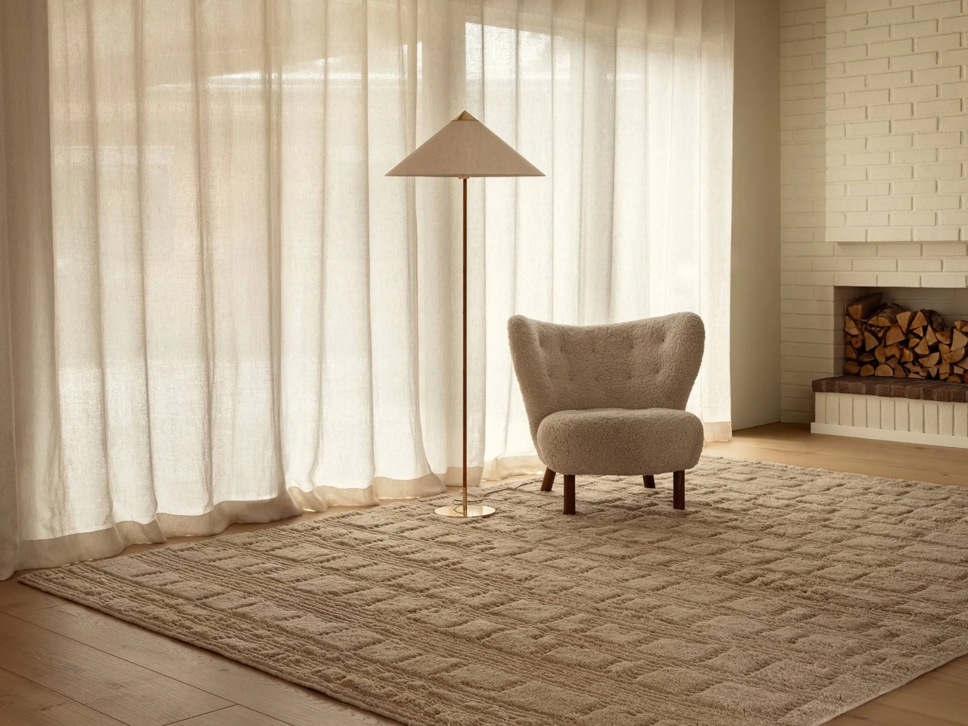 Lydahl ullteppe, Beige, 250×350 cm Tinted Lydahl ullteppe, Beige, 250×350 cm Tinted