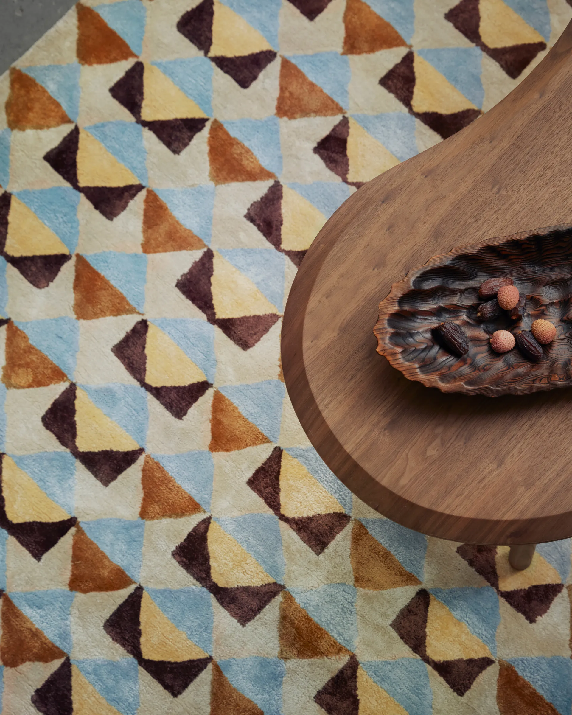 Mellin viskoseteppe 170x240 cm, Multi Tinted