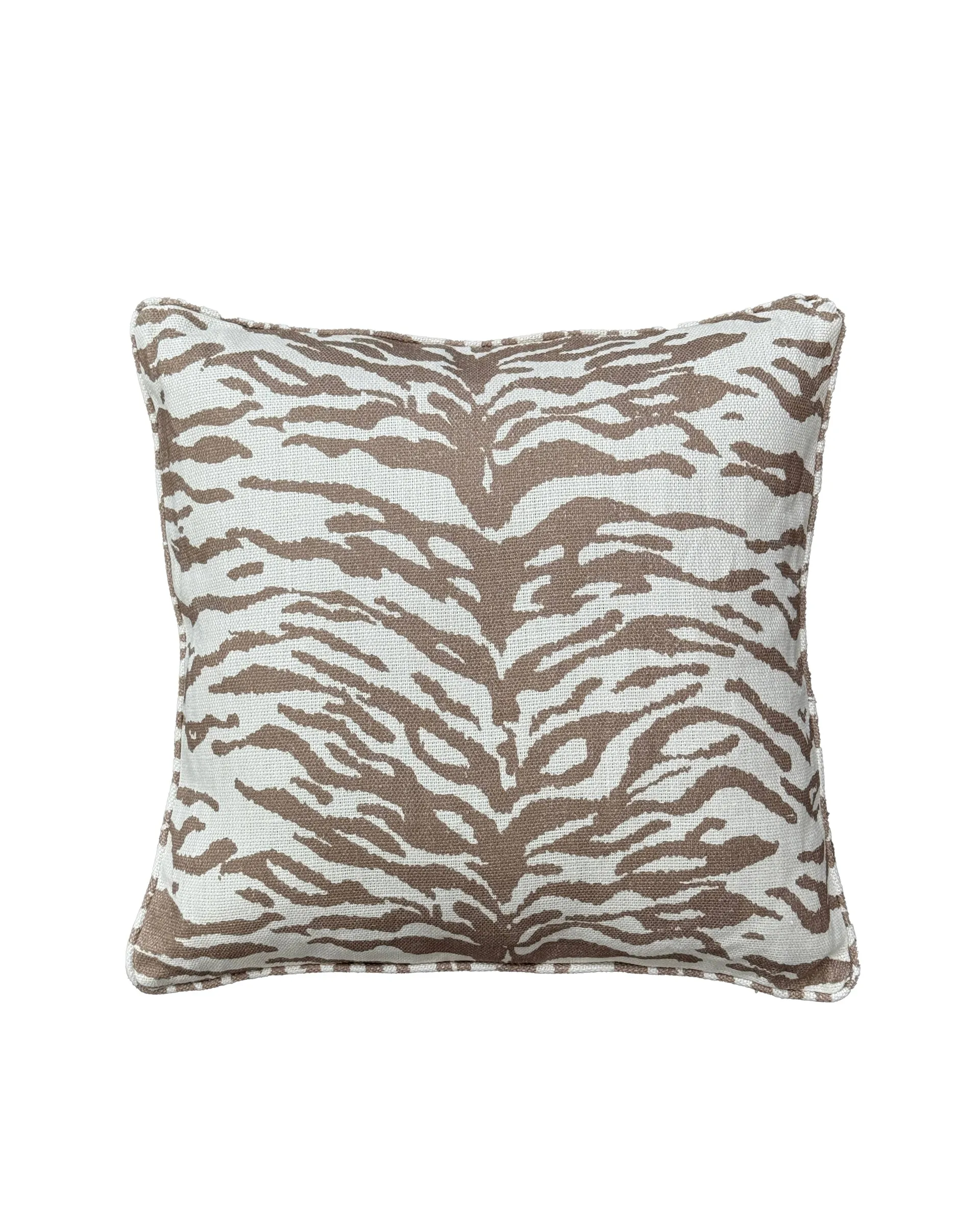 Norell pyntepute, Tiger beige-off white, 50x50 cm Tinted