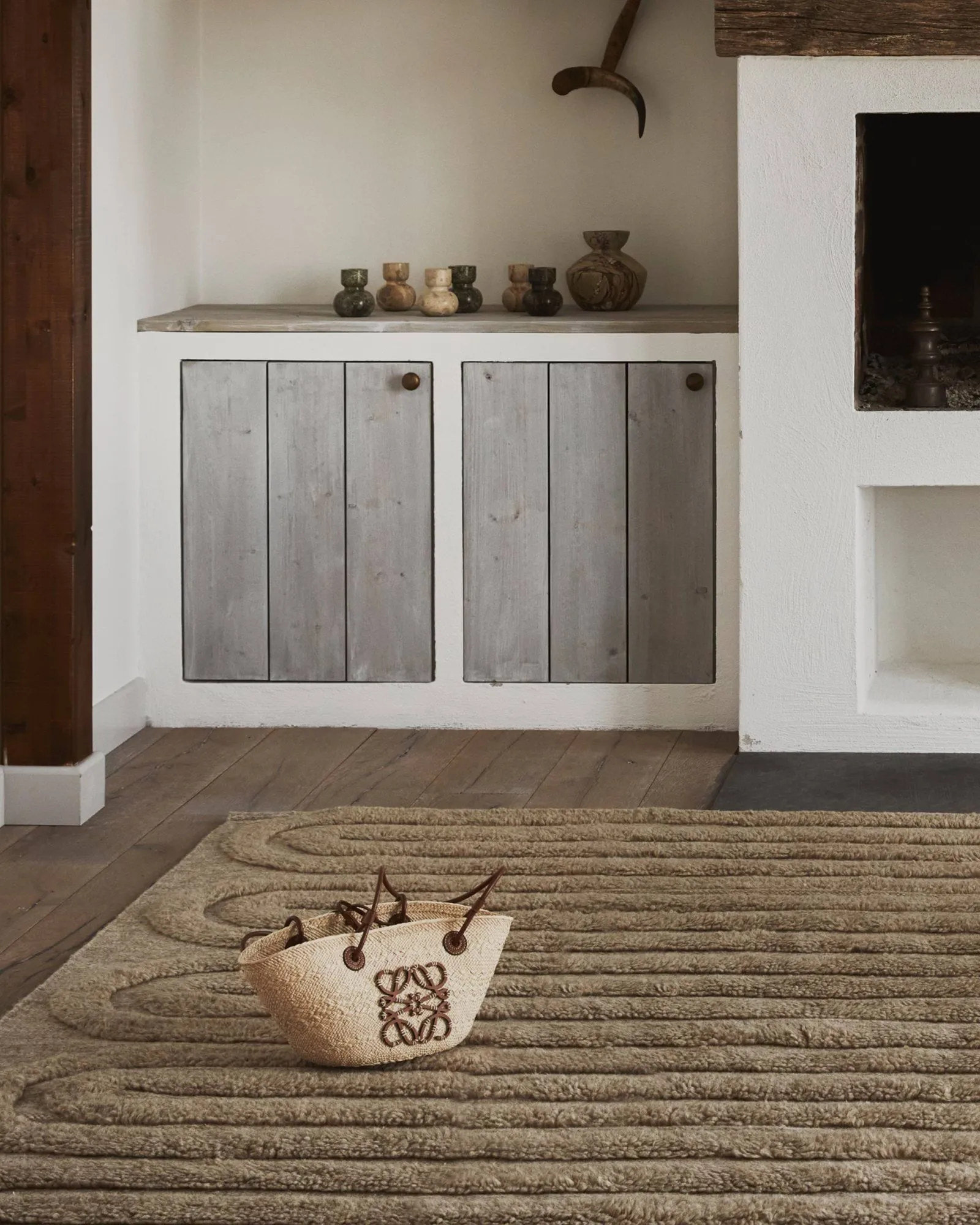Riklund ullteppe, Beige-melange, 250x350 cm Tinted