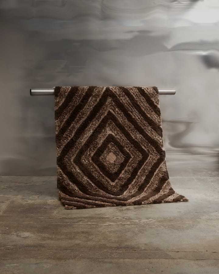 Stenborg ullteppe 200x300 cm, Brown Tinted