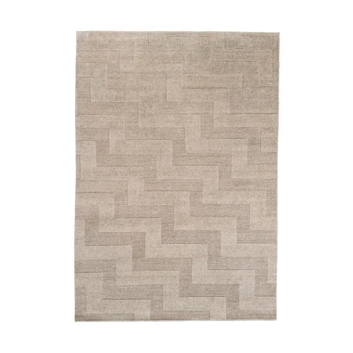 Valmont ullteppe - Beige-melange, 200x300 cm - Tinted