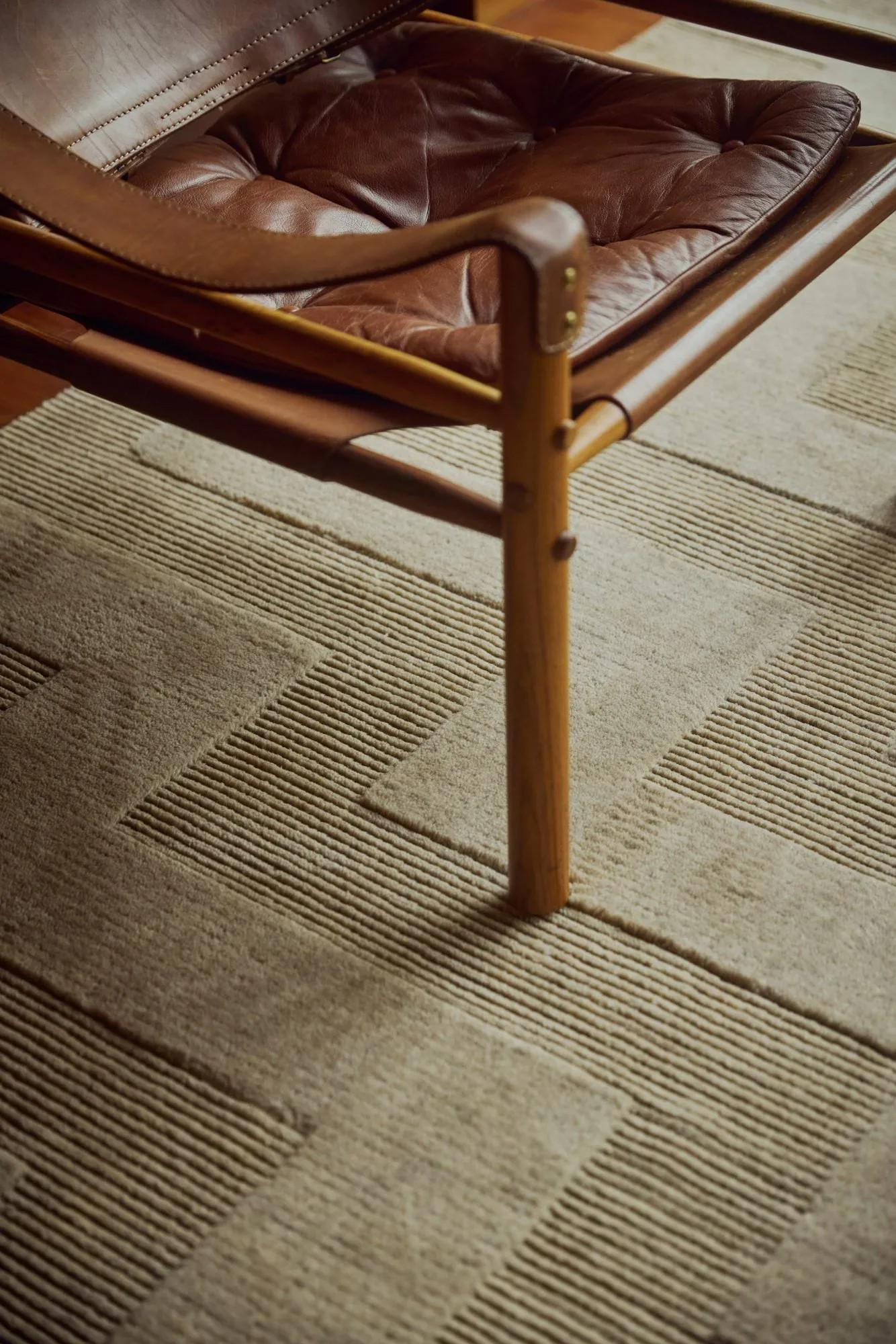 Valmont ullteppe, Beige-melange, 250x350 cm Tinted