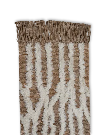 Wahl gangteppe jute 80x250 cm - Brown-offwhite - Tinted