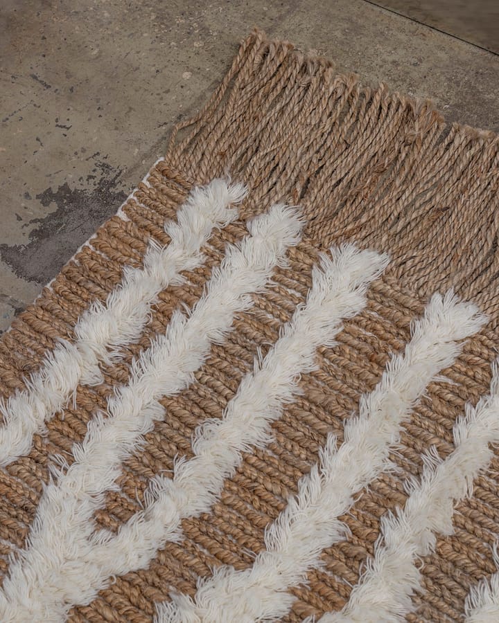 Wahl gangteppe jute 80x300 cm, Brown-offwhite Tinted