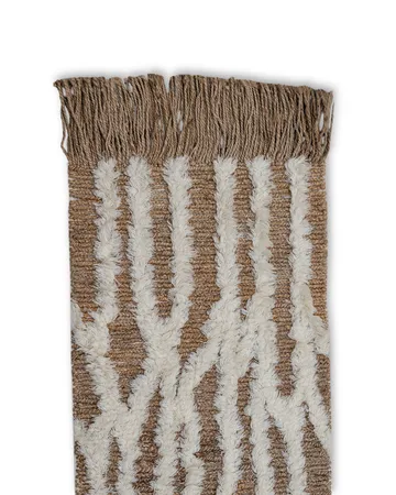 Wahl gangteppe jute 80x350 cm - Brown-offwhite - Tinted