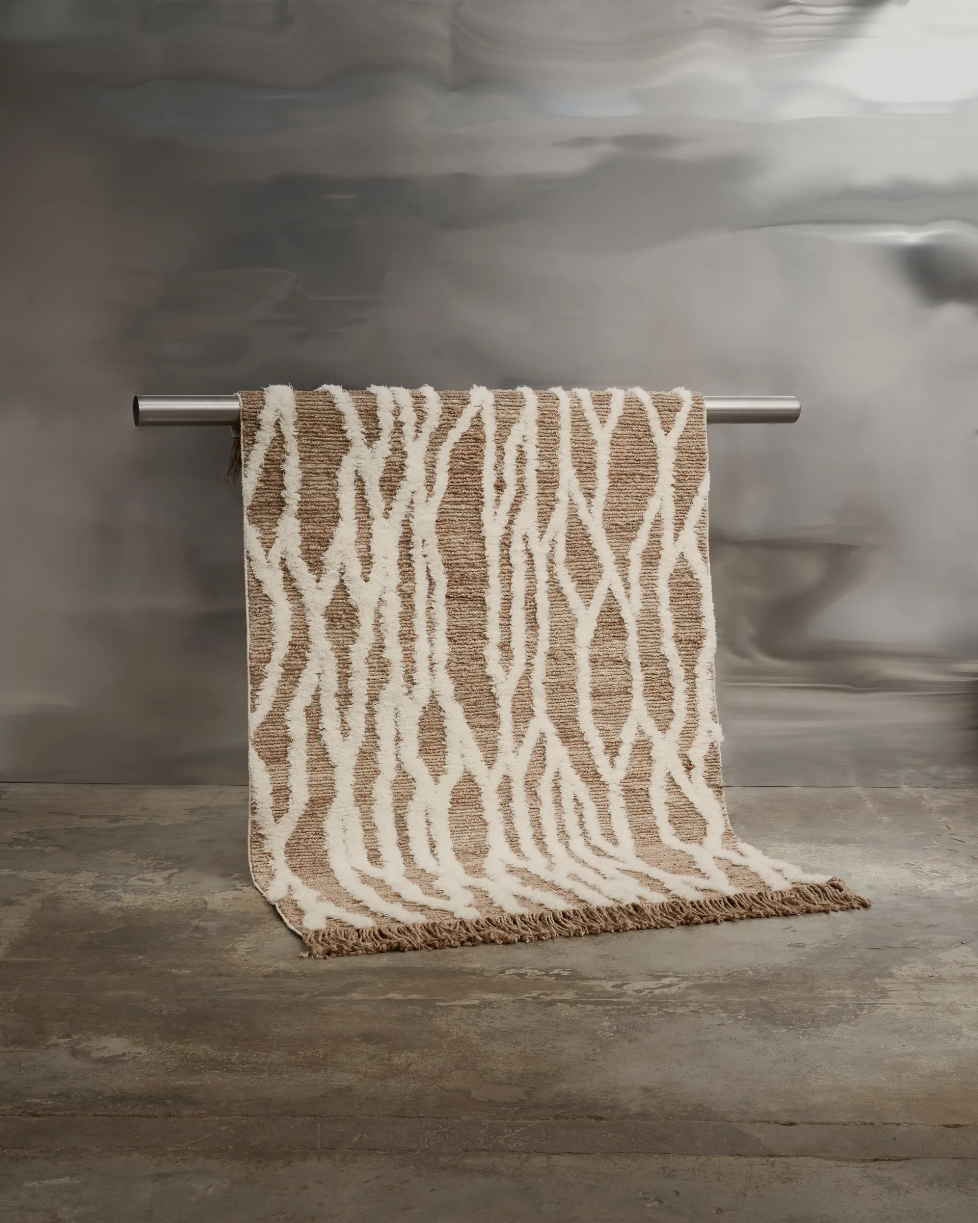 Wahl juteteppe 200x300 cm, Brown-offwhite Tinted