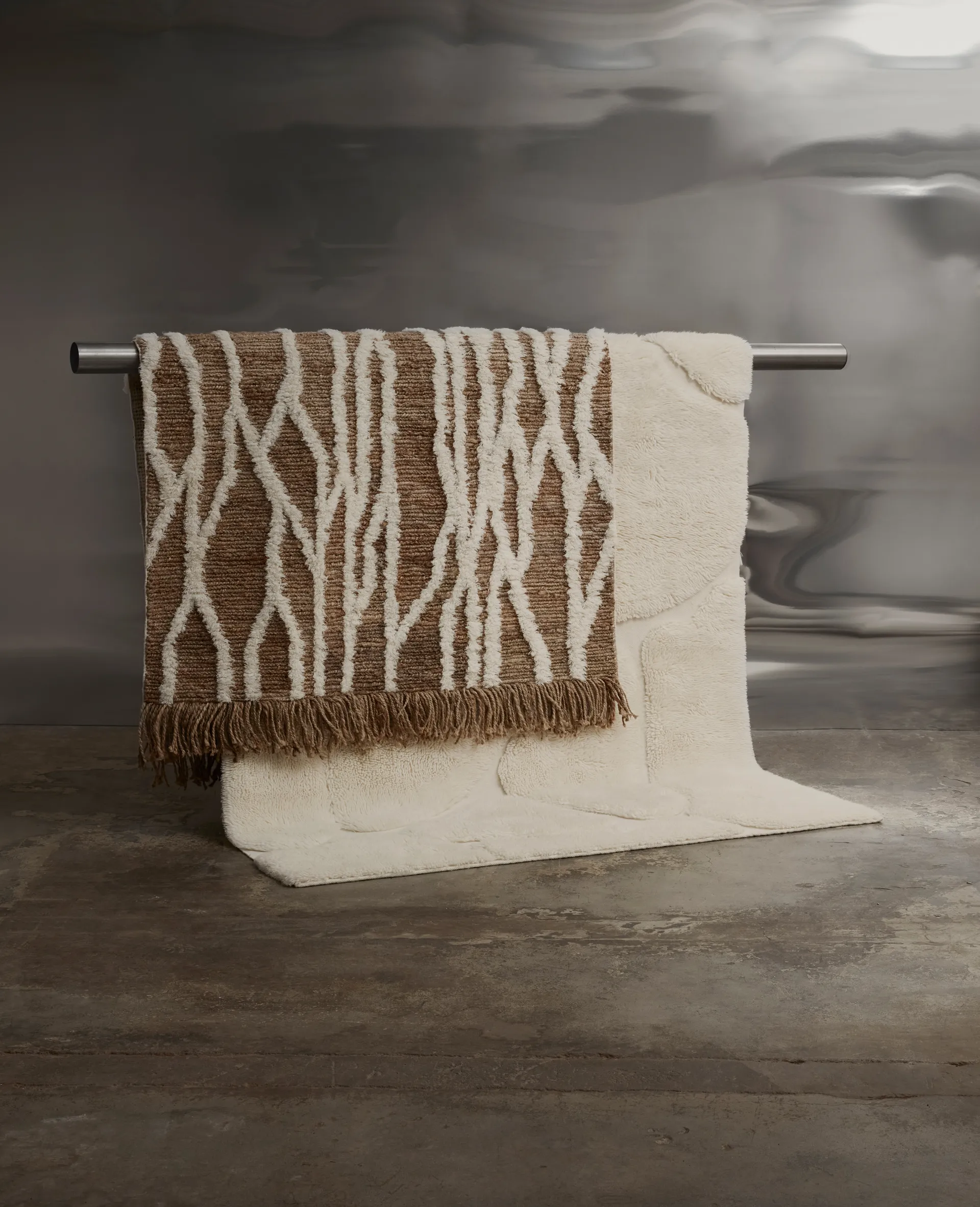 Wahl juteteppe 200x300 cm, Brown-offwhite Tinted