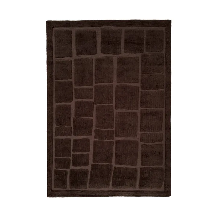 Wandel ullteppe - Brown, 200x300 cm - Tinted
