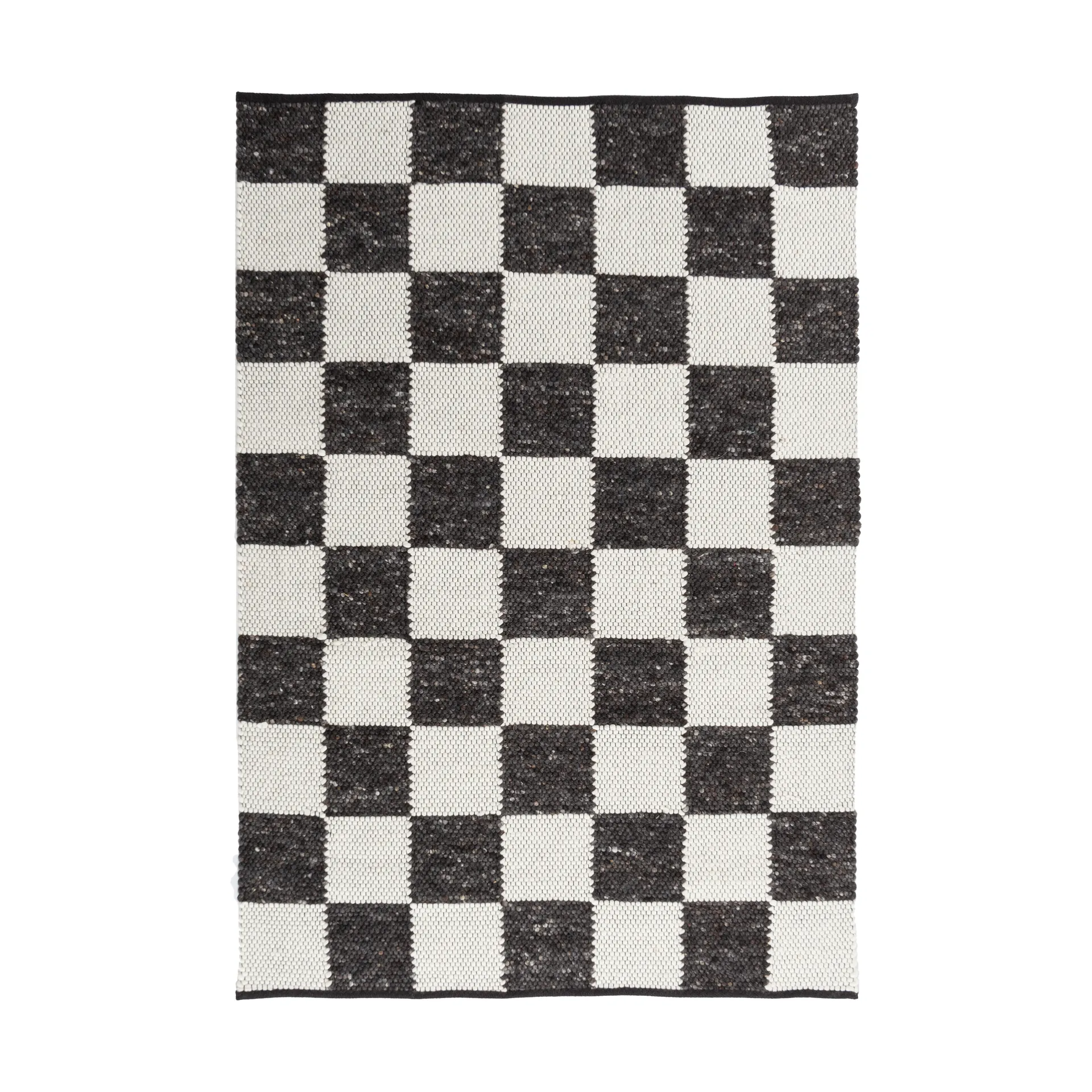 Gotland Design teppe Special Edition, Anthracite-white nr. 2428, 70x140 cm Tisca