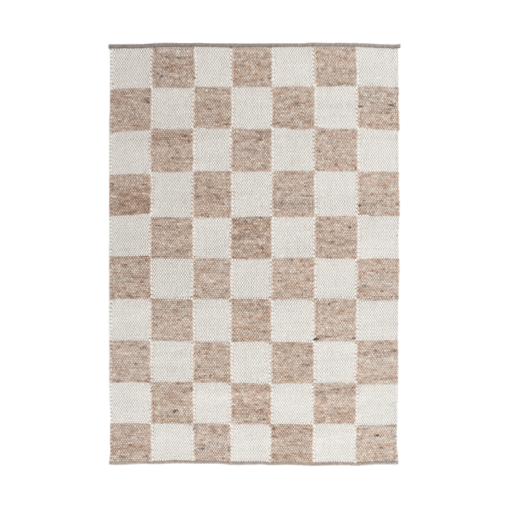 Gotland Design teppe Special Edition - Light brown-white nr. 2412, 140x200 cm - Tisca