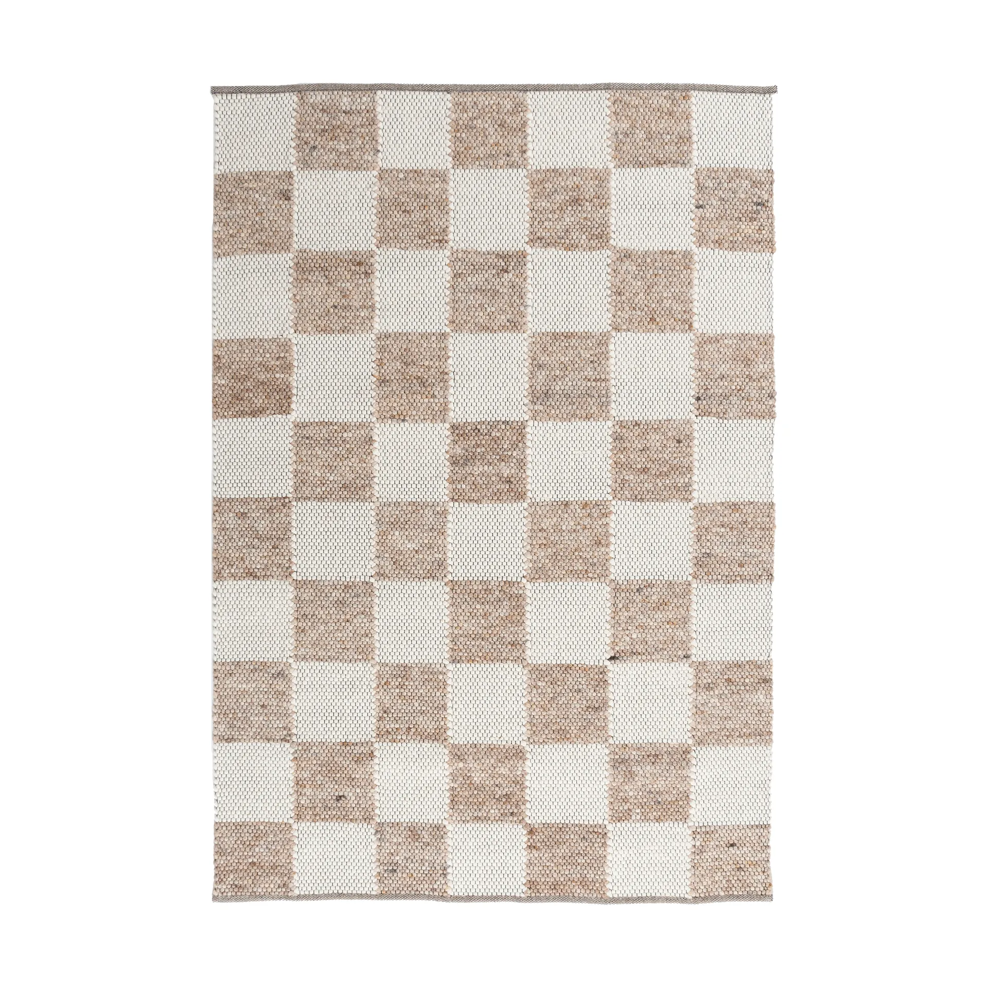 Gotland Design teppe Special Edition, Light brown-white nr. 2412, 200x300 cm Tisca