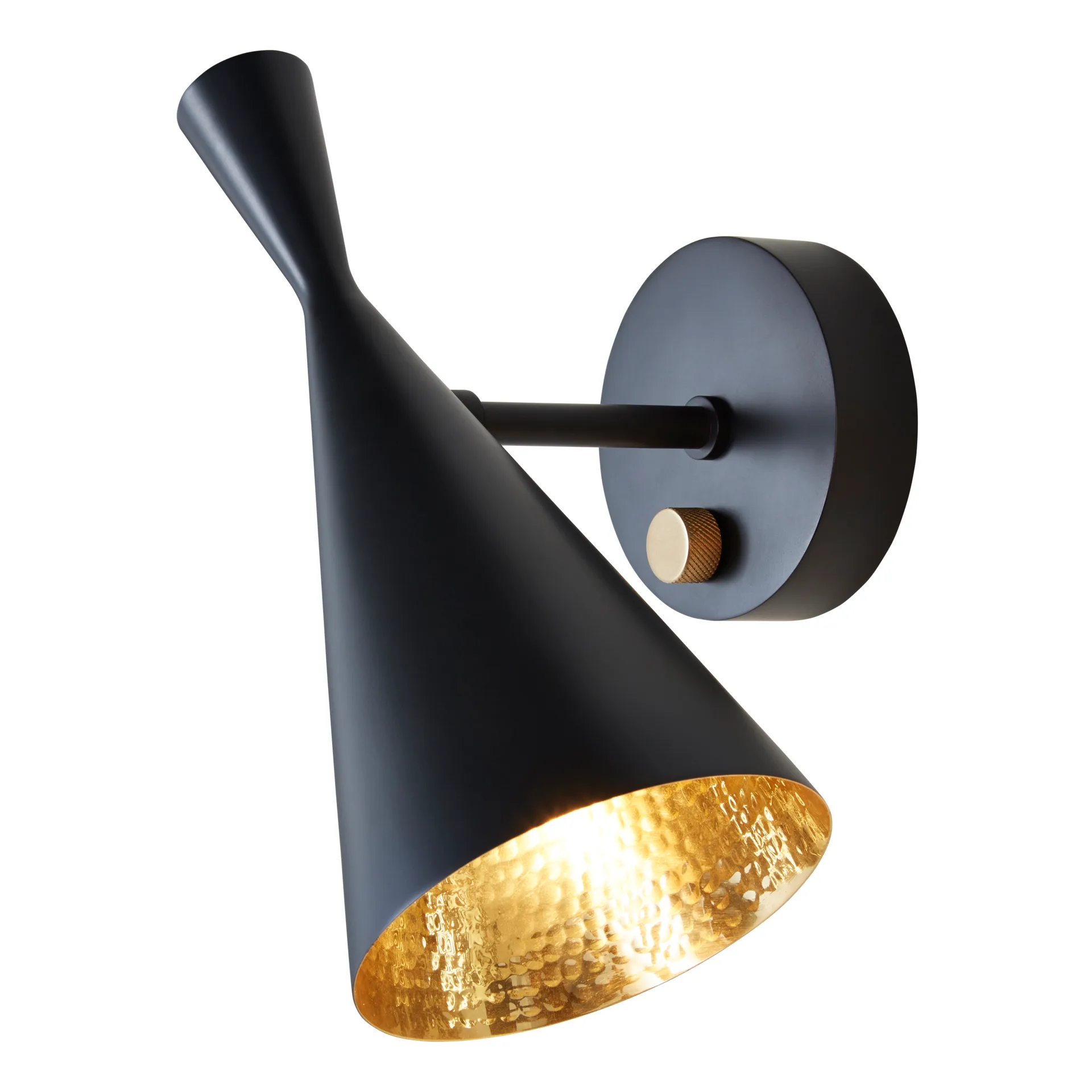 Beat vegglampe, Svart Tom Dixon
