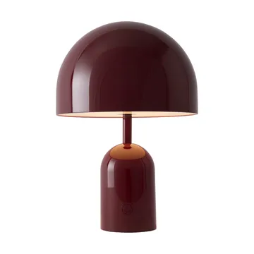 Bell Portabel LED bordlampe 28 cm v.2 - Burgundy - Tom Dixon