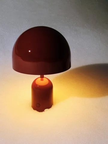 Bell Portabel LED bordlampe 28 cm v.2 - Burgundy - Tom Dixon